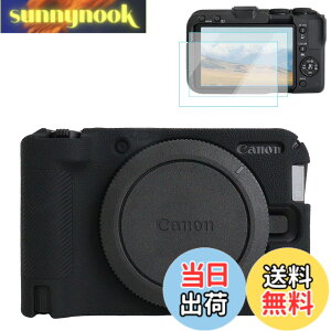�y���������zRieibi Canon EOS R50 V�J�����p�V���R���P�[�X �X�N���[���v���e�N�^�[2���t�� �F�F�u���b�N///�z���C�g