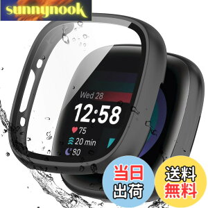 �y���������zBOOLINN For Fitbit sense2 �J�o�[/Fitbit versa4 �J�o�[ 3D���p�G�b�W �����^ PC+�K���X�f�� ��̌^ �t�@�[�E�F fitbit sense2 �P�[�X/fitbit versa4 �P�[�X �Ή� �����ߗ� �L�Y�h�~ �w��h�~ �ȒP��