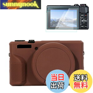 �y���������zRieibi �J�����P�[�X Canon G7X Mark III�f�W�^���J�����p�P�[�X G7X Mark III�A�N�Z�T���[ �X�N���[���v���e�N�^�[ �V���R�[���P�[�X �L���m��G7X3�ی�J�o�[�ƃX�N���[���ی�t�B���� 