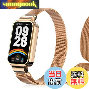 �y���������z[LanQii] �o���h �p�� �V���I�~ �p�� Xiaomi Band 9 Active/�p�� Xiaomi Redmi Smart Band 3 �Ή� ���v�o���h ���C�o�b�N�� �X�g �}�O�l�b�g ���b�v ���b�V���D�� �r���v�o���h �����x���g �g�X�e