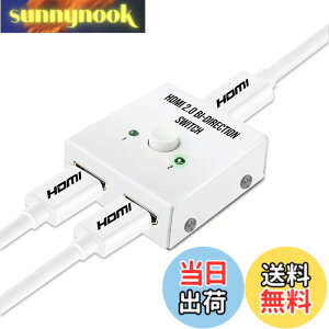 �y���������zHDMI�Z���N�^�[ 2x1/1x2 NIERBO 4K�Ή� �����`�� PS4/HDTV/�Q�[���@/���j�^�[/PC �F�F�z���C�g�A�T�C�Y�FHDMI �Z���N�^�[ 2x1 �o���� �z���C�g