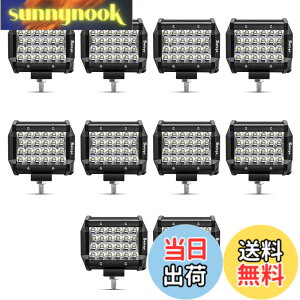 �y���������zSafego 60W 70W LED ���[�N���C�g��Ɠ� �F�F72W *10�A�T�C�Y�F72W-SP-10