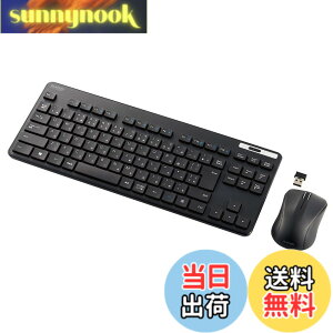 �y���������z�G���R�� ���C�����X�L�[�{�[�h �}�E�X�Z�b�g TK-FDM109MKBK ���^ �����u������ �R�� �R���p�N�g �e���L�[���X �u���b�N �F�F�u���b�N