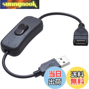 �y���������zKAUMO USB�X�C�b�` Type-A USB-A (iPhone�[�d�Ή�/�X�}�z�}���[�d�Ή�18W/USB2.0�f�[�^�ʐM�Ή�) 28cm (�u���b�N) �F�F�u���b�N