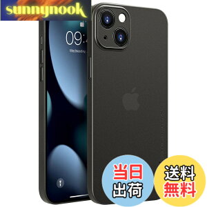 �y���������z�u0.3mm�ɔ��viPhone 13 Mini�Ή��P�[�X memumi�}�b�g���� �I���W�i���݌v �w��h�~ ���t���h�~ ���C�A���X�[�d�Ή� 5.4�C���`�l�C�P�[�X�J�o�[ �F�FTrans-Black