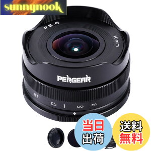 �y���������zPergear 10mm F5.6 �p���P�[�L���჌���Y APS-C Sony E�}�E���g�J����A6300 A6500 A6600 A7S A7II A7III A7R2 A7S2 A7R3 A7S3 A7R4 A9 A9II�ȂǂɑΉ�