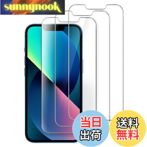 �y���������zJETech iPhone �p�S�ʕی�t�B���� �����K���X�t�B���� �K�C�h�g�t�� �P�[�X�Ɋ��Ȃ� HD�N���A �F�F�N���A�A�T�C�Y�FiPhone 13 mini