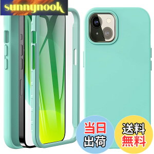 �y���������zBESINPO iPhone13 �P�[�X 6.1�C���` �Ή� �A�C�t�H��13 �P�[�X �t��V���R�� ���ʋ��� �ϏՌ� �o���p�[ �O�� PC+TPU 360°�S�ʕی� �J�o�[ �w��h�~ �C�菝�h�~ ���炳�甧�G�� iPhone13�p ��