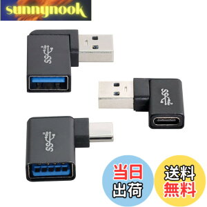�y���������zCablecc 3pcs / lot�p�x�t��90�xUSB3.1�^�C�vC�I�X���X����USB3.0�^�C�vA���XOTG�f�[�^10Gbps�A�_�v�^�[ �F�FBLACK 3PCS ADAPTER-USB3.1 Angled