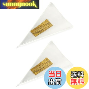 �y���������zRimikuru �O�pOPP�� ���b�s���O �؂�� �ԑ� �O�p�` �N���A �M�t�g� �J���[�^�C�t�� �Z�b�g �F�F30cmx16cm�E200���Z�b�g�A�T�C�Y�F30cmx16cm
