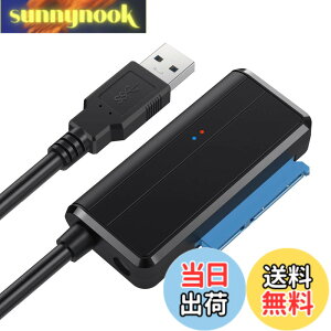 �y���������zcablecc �p�x�t��SATA 22�s�� - USB3.0�A�_�v�^�[�P�[�u�� 2.5�C���` 3.5�C���` �n�[�h�f�B�X�N�h���C�u SSD �f�X�N�g�b�v�m�[�g�p�\�R���p �F�F�u���b�N