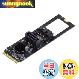 �y���������zCablecc PCI Express NGFF �L�[ B+M - SATA 3.0 6Gbps �f���A���|�[�g ���������A�_�v�^�[ �R���o�[�^�[ �n�[�h�h���C�u�g���J�[�h JMB582 2280