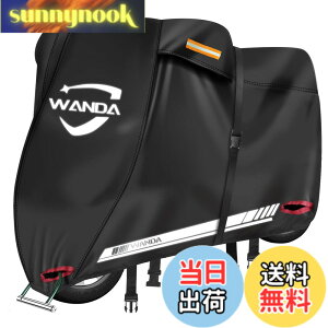 �y���������zWANDA �o�C�N�J�o�[�y420D����E�S�V��^�E�h���z�j��ɂ���/�ϔM/�n���Ȃ�/UV�J�b�g/�F�򂹂Ȃ�/������ �y50cc-1800cc�Ή��z����іh�~/�L�����ˍ�/�ʋC�E �I�b�N�X���n �F�F�u���b