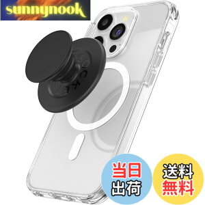 �y���������zPopSockets Japan - �|�b�v�\�P�b�c �W���p�� PopGrip MagSafe �A�_�v�^�[�����O�t�� �`���R�[�� �u���b�N MagSafe ���E���h �|�b�v�O���b�v �X�}�z�O���b�v&�X�^���h �F�F�u���b�N�A�T�C�Y
