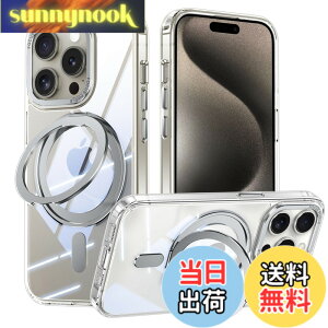 �y���������ziPhone 15 Pro Max �K�p �P�[�X Magsafe�Ή� �A�C�t�H��15�v���}�b�N�X �J�o�[ 360°��]�X�^���h Uovon �X�}�z�P�[�X �A�C�z�� 15promax �g�уP�[�X ���C�����X�[�d �ԍڃz���_�[ �Ή� �X�g
