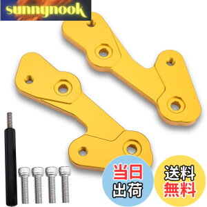 �y���������zLEDISHUN �o�b�N�X�e�b�v �A�W���X�^�[ 30mm �A�b�v 25mm �o�b�N �J���T�L ZX-25R(2020-2023) ZX-4R ZX-4RR (2023+)�ɓK�p �F�F�S�[���h
