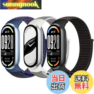 �y���������z[Acortjl] �i�C�������v�o���h Xiaomi Smart Band 10/9/8 �ƌ݊������� ���� �����Y �\�t�g ���߉\ �ʋC�� �X�|�[�c �\�����[�v ���v�X�g���b�v �����p���X�g�o���h Xiaomi Mi Band 10/9/8 �p 
