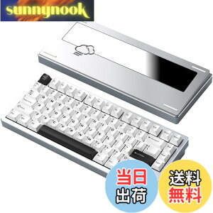 �y���������z�yWOBKEY Rainy 75�L�[�{�[�h�z�J���̂悤�ȑŌ��� ���J�j�J���L�[�{�[�h 3WAY�ڑ� OS�݊��� �z�b�g�X���b�v��VIA�̑Ή� �J�X�^�}�C�Y�� �K�X�P�b�g�f�U�C�� �A���~�j�E���f�ގg�p RG