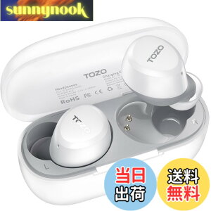 �y���������zTOZO A1 �C���z�� bluetooth ���C�����X�C���z�� ���ቹ�� �g�F�n���� ���^�y�� �}�C�N���� AI �ʘb���m�C�Y���_�N�V���� �J�X�^��EQ �A�v���Ή� �h�� �ő��32���Ԃ̘A���Đ� �Ԃ�[