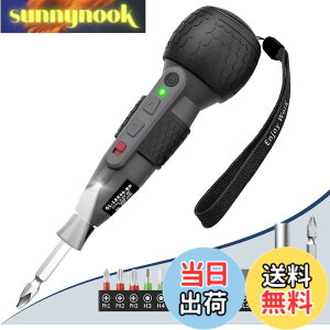 �y���������zYacooda �d���h���C�o�[ ���^ ���� �g���N3�i�K���� �y�������S�x�E�r�b�g�U��y���z �d��4N.m �蓮12N.m USB�[�d�� ���P�xLED���C�g DIY ����ȒP ����/���S�ґΉ� �F�F�u���b�N-1