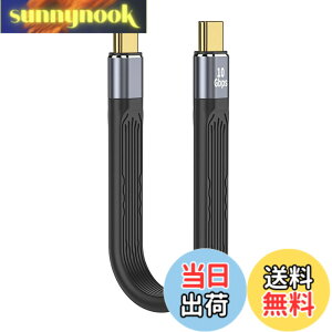 �y���������zLIANHATA USB Type CtoC �P�[�u�� USB4.0 40Gbps�����f�[�^�]�� 8K@60Hz�f���o�� PD�Ή�100W/5A�}���[�d USB-C to USB-C ��13.5cm �F�F10Gbps �I�X to �I�X