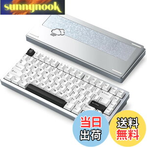 �y���������z�yWOBKEY Rainy 75�L�[�{�[�h�z�J���̂悤�ȑŌ��� ���J�j�J���L�[�{�[�h 3WAY�ڑ� OS�݊��� �z�b�g�X���b�v��VIA�̑Ή� �J�X�^�}�C�Y�� �K�X�P�b�g�f�U�C�� �A���~�j�E���f�ގg�p RG