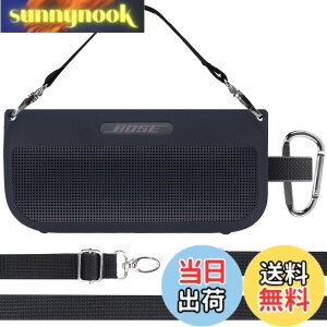 �y���������zLebakort�V���R���P�[�X�ɓK������Bose SoundLink Flex Bluetooth speaker (��1����) �|�[�^�u�� ���C�����X �X�s�[�J�[ �F�F�u���b�N �P�[�X