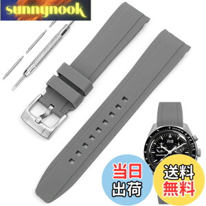 �y���������z[TeamSky] �r���v�o���h ���v�X�g���b�v Omega X Swatch Speedmaster MoonSwatch�ɑΉ� 20mm �� ���v�p �V���R���x���g �I���Kx�X�E�H�b�`�̋���u�X�s�[�h�}�X�^�[ ���[���X�E�H�b�`�v�݊� �r