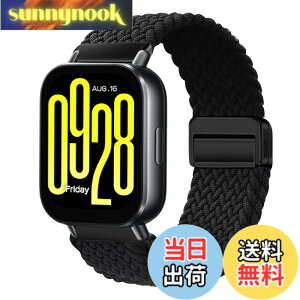 �y���������z[KeeFos] 22mm �o���h Xiaomi Watch S4/S3/Redmi Watch 5 Active/5 Lite �Ή� �����o���h �i�C�����f�� ���C�o�b�N�� �}�O�l�b�g���o�b�N�� �ւ��x���g �L�k�� �T�C�Y���� �҂� �ʋC�� �X�|�[�c ��