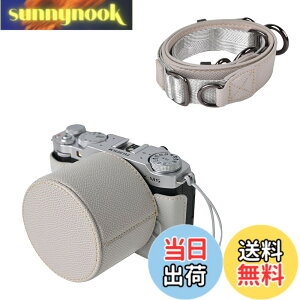 �y���������zVOVMOEYA �J�����P�[�X For X-M5�C�����Y�L���b�v�t�� �X�g���b�v�t�� Fuji XM5�{�f�B�P�[�X For XM5 �J�����P�[�X X-M5 �J�����ی�J�o�[ PU���U�[ D��l�W���t�� ��ʊJ�� �d�r���� �S��