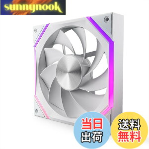 �y���������zAsiaHorse Nyota ARGB PC�P�[�X�t�@�� 120mm (12cm) 1�{ �t���E�z�C�p [�����\PWM/�É�] 4Pin PWM 5V 3Pin ARGB 2000RPM/61.5 CFM/HDB�x�A�����O/������ ���[�J�[RGB�\�t�g�Ή� (ASUS Aura, ASRock, GIGABYTE, MSI) �F