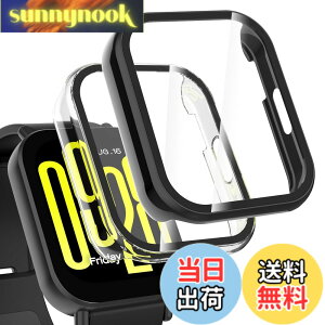 �y���������zHianjoo 2������ Xiaomi Redmi Watch 5 Active �Ή� �P�[�X �ی�J�o�[+�t�B���� ��̌^ Xiaomi Redmi Watch 5 Active �Ή� �J�o�[ �ی�t�B���� PC�f�ނ̃t���[�� �S�ʕی� �Ռ��z�� �����x�^�b�` [