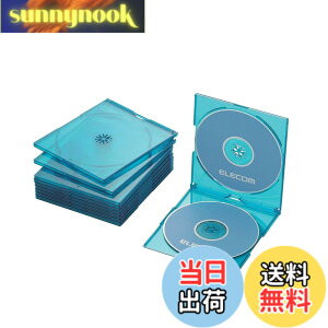 �y���������z�G���R�� DVD CD�P�[�X �v���P�[�X �X���� 1�����[ 10���p�b�N �A�\�[�g CCD-JSCS10ASO �F�F�N���A�u���[�A�T�C�Y�F2�����[x10���p�b�N