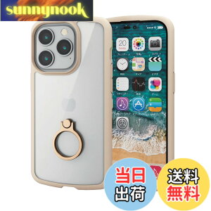 �y���������z�G���R�� iPhone 14 Pro �P�[�X �J�o�[ �����O�t�� �ϏՌ� �Ռ��z�� [���d�x+�Ռ��ɋ���] TOUGH SLIM LITE �w�ʃN���A TOUGH SLIM LITE �X�g���b�v�z�[���t�� �F�F�A�C�{���[