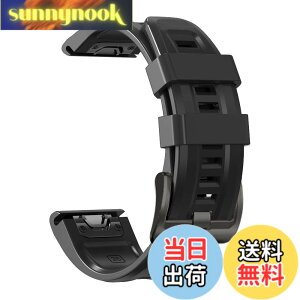 �y���������z[YOCAHU] QuickFit 22 mm �o���h �����p for Garmin Fenix 8 47mm / epix Pro 47mm, Fenix 7 Pro Solar/Approach S70 47 mm/Forerunner 965 �Ή� �X�g���b�v �V���R�� �x���g �_�炩�� �h���� �K�[�~�� �p �����o���h