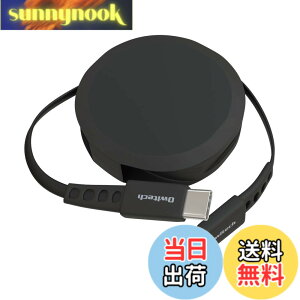 �y���������z�I�E���e�b�N �Ј�������莮 USB Type-C to C�P�[�u�� 90cm PD60W �f�[�^�ʐM�Ή� ���x�Z���T�[���� katamaki ������� Type-C�P�[�u�� iPhone 17 �V���[�Y / 16 �V���[�Y /15 �V���[�Y/�X�}�[�g