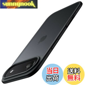 �y���������zJETech iPhone 16e / 17e / 17 Pro�p �}�b�g�P�[�X �ϏՌ����~���^���[�O���[�h�̗����ی� ������̔������w�� �X�}�z�J�o�[ �w��h�~ �F�F�u���b�N�A�T�C�Y�FiPhone Air