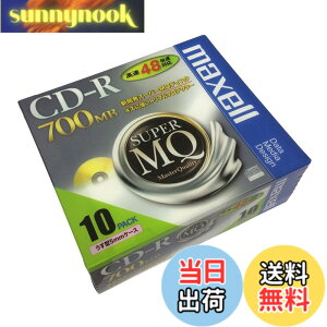 �y���������zmaxell �f�[�^�p CD-R 700MB 48�{���Ή� 10�� 5mm�P�[�X�� CDR700S.1P10S parent �T�C�Y�F10��