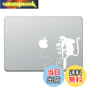 �y���������z�J�C���h�X�g�A MacBook Air/Pro 11 / 13�C���` �}�b�N�u�b�N �X�e�b�J�[ �V�[�� �o���N�V�[ �����L�[ �{�� Banksy Monkey Bomb M425X �F�F�z���C�g�A�T�C�Y�F13�C���`