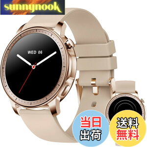 �y���������zMONOMAM CHIC �X�}�[�g�E�H�b�` ���f�B�[�X ������ iPhone�Ή� �A���h���C�h�Ή� AMOLED �펞�\�� �ی^ �x���g��20mm �����Y �����ʌv Line ���M�ʒm �F�FRose Beige