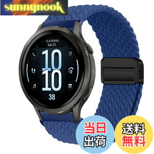 �y���������z[KeeFos] 18mm �o���h Garmin(�K�[�~��) Venu 4 41mm/Venu 3S 41mm/2S/Forerunner 265S/255S/255S Music/Vivoactive 4S 40mm/Vivomove 3S 39mm/Active S/Move 3S �Ή� �����o���h �i�C���� �ґg �ւ��x���g ���C�o�b�N���t