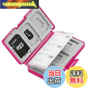 �y���������zELECOM �������J�[�h�P�[�X �C���f�b�N�X�䎆�t�� SD6��+microSD6�����[ CMC-SDCPP12�V���[�Y �F�F�s���N