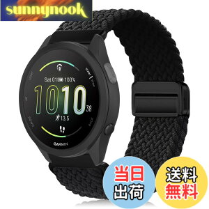�y���������z[KeeFos] 20mm �o���h Garmin(�K�[�~��) Forerunner 170/170 Music /70/Approach J1/Forerunner 570 42mm/165/245/645/Approach S50/S44/Vivoactive 6/5�Ή� �����o���h �i�C�����f�� ���C�o�b�N�� �}�O�l�b�g���o�b�N