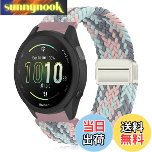 �y���������z[KeeFos] 20mm �o���h Garmin(�K�[�~��) Forerunner 170/170 Music /70/Approach J1/Forerunner 570 42mm/165/245/645/Approach S50/S44/Vivoactive 6/5�Ή� �����o���h �i�C�����f�� ���C�o�b�N�� �}�O�l�b�g���o�b�N