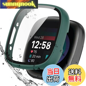 �y���������zBOOLINN For Fitbit sense2 �J�o�[/Fitbit versa4 �J�o�[ 3D���p�G�b�W �����^ PC+�K���X�f�� ��̌^ �t�@�[�E�F fitbit sense2 �P�[�X/fitbit versa4 �P�[�X �Ή� �����ߗ� �L�Y�h�~ �w��h�~ �ȒP��