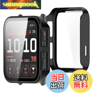 �y���������zBUITFOU For GARMIN Venu X1 �J�o�[ GARMIN(�K�[�~��) Venu X1 �P�[�X�Ή� �����^ PC+�K���X�f�� ��̌^ �S�ʕی� �����^ �����ȒP �ϏՌ� �����ߗ� �w��h�~ ���h�~ �F�F�u���b�N