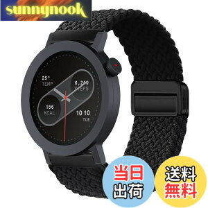 �y���������z[KeeFos] 22mm �i�C���� �o���h CMF by Nothing Watch 3 Pro/Pro 2 �Ή� �F�F�u���b�N�A�T�C�Y�FOne Size