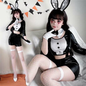 ハロウィン衣装 レディース セクシーバニー 5点セット かわいい 仮装舞踏会 be253c0c0w9