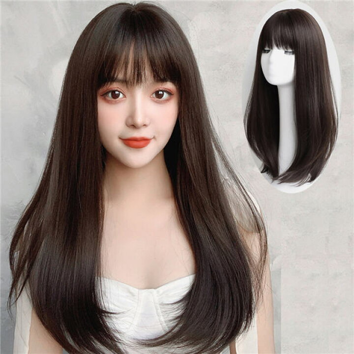 楽天市場】フルウィッグ ウイッグ ロング ストレート 自然 