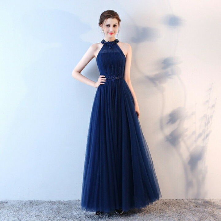楽天市場】【サイズ有XS 2XL】ロングドレス 演奏会 結婚式 パーティー 